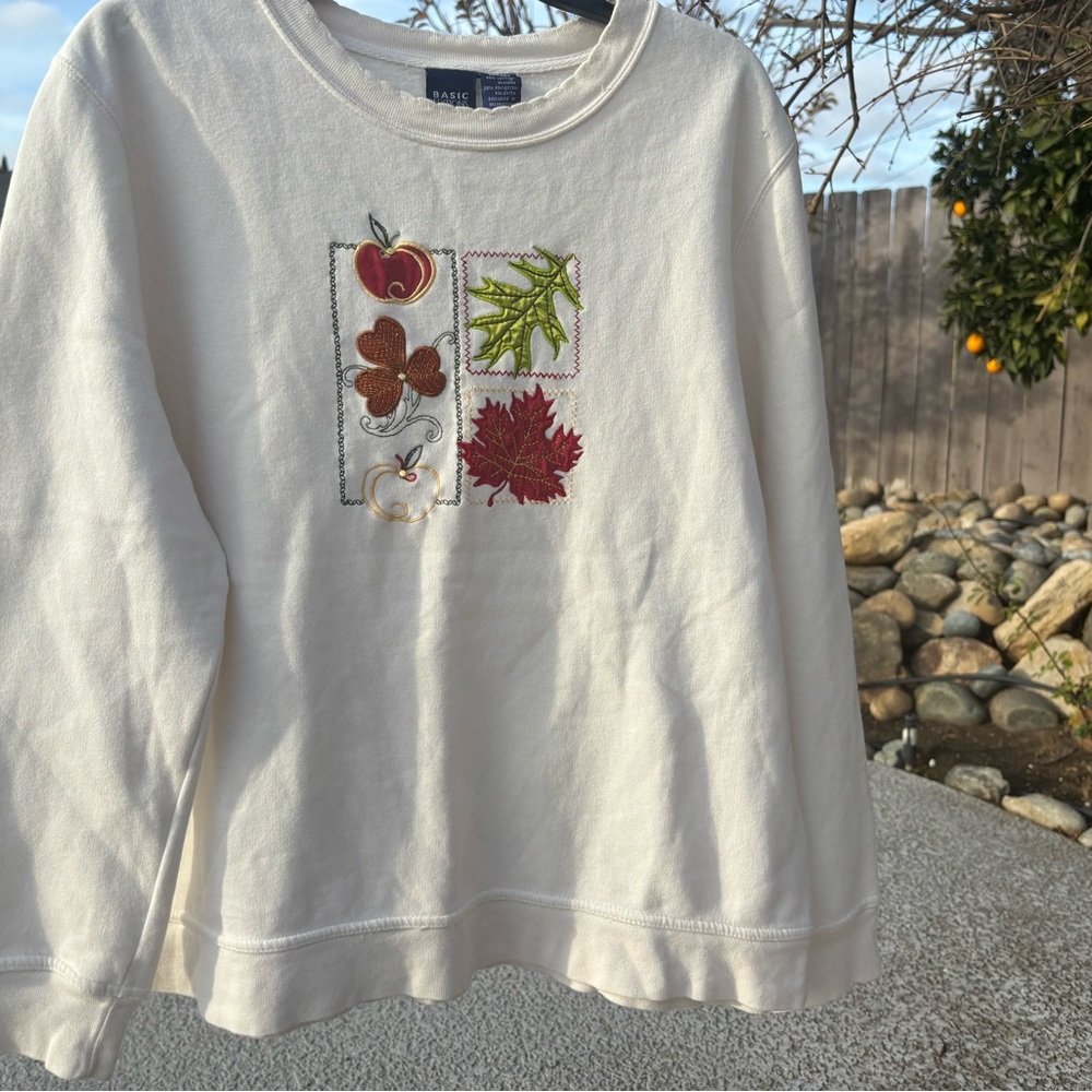 Basic Edition Vintage Crew Neck Fall Christmas Sw… - image 6